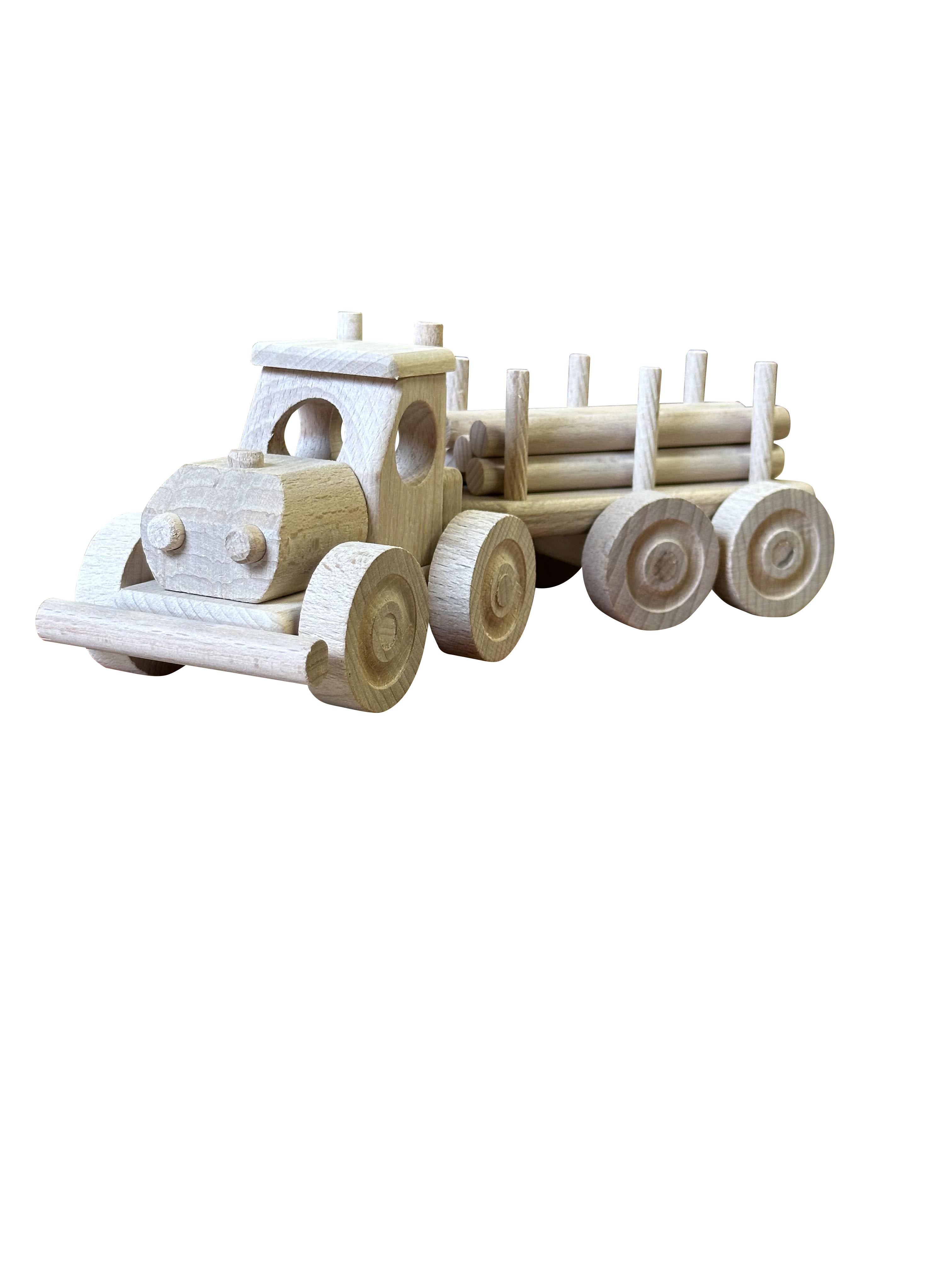 LKW mit Holzstämmen